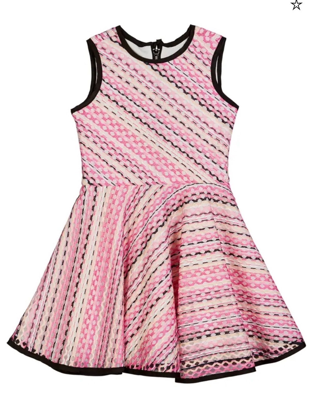 Zoe "Hadley" Crochet Skater Dress, Size 12